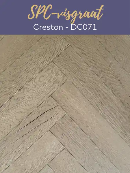 Creston SPC visgraat Rigid PVC