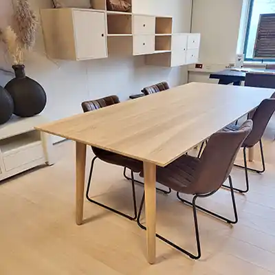 essen tafel . Essenhout eettafel